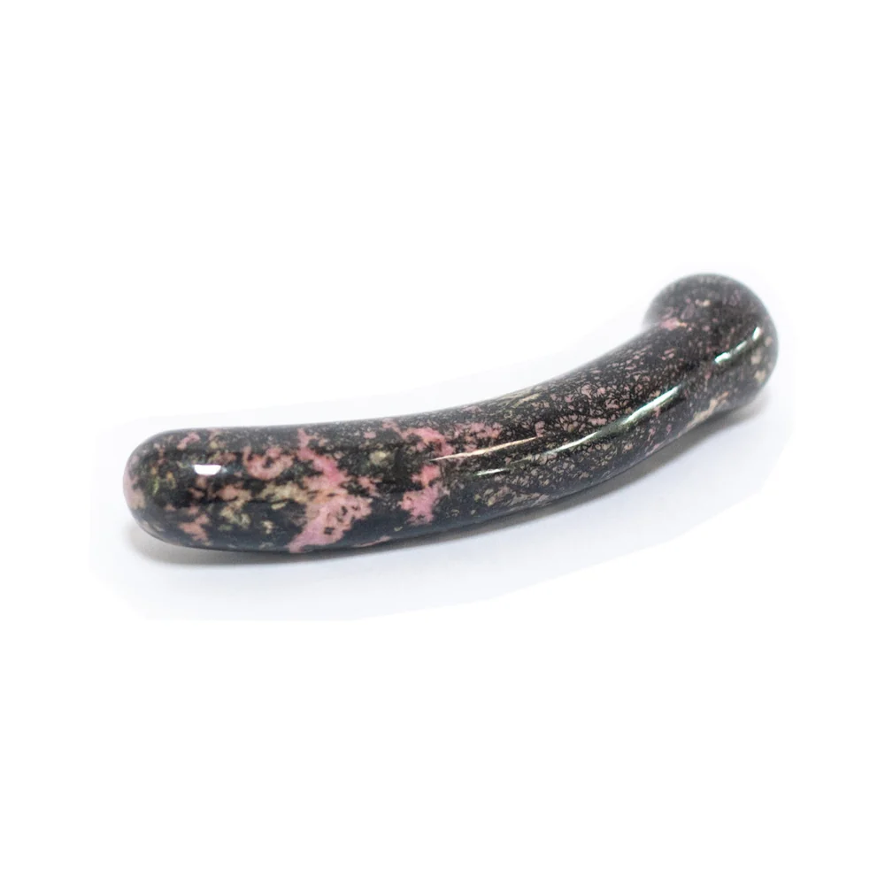 Chakrubs Anahata Curve Rhodonite Wand - Image 12
