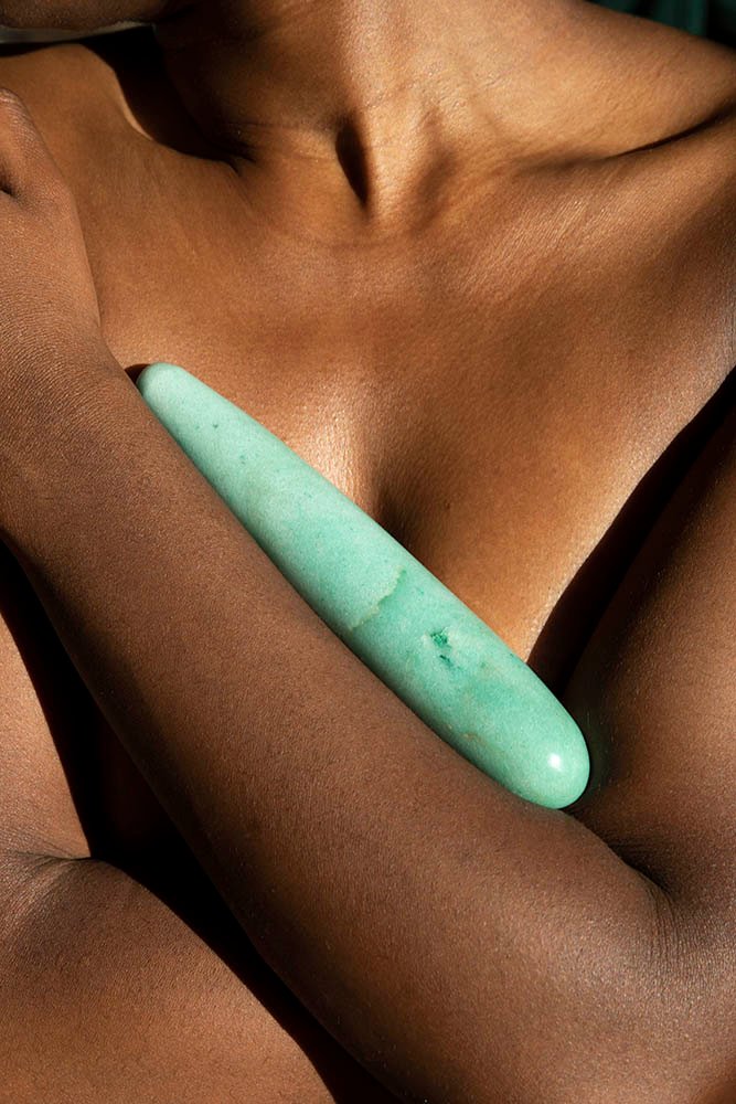 Chakrubs Indian Jade Original Green Aventurine Wand - Image 8