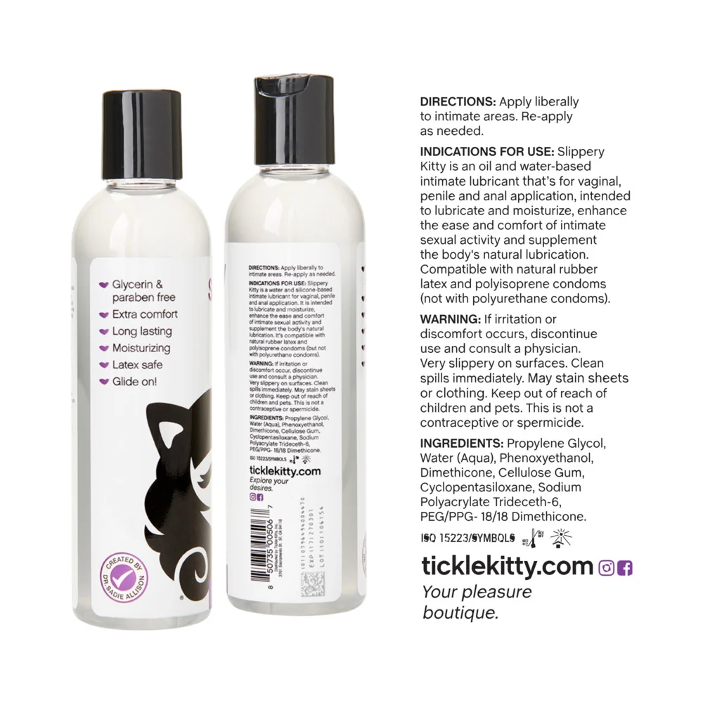 Slippery Kitty Hybrid Lubricant 4 oz. - Image 2