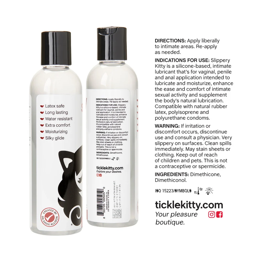Slippery Kitty Silicone Lubricant 4 oz. - Image 2