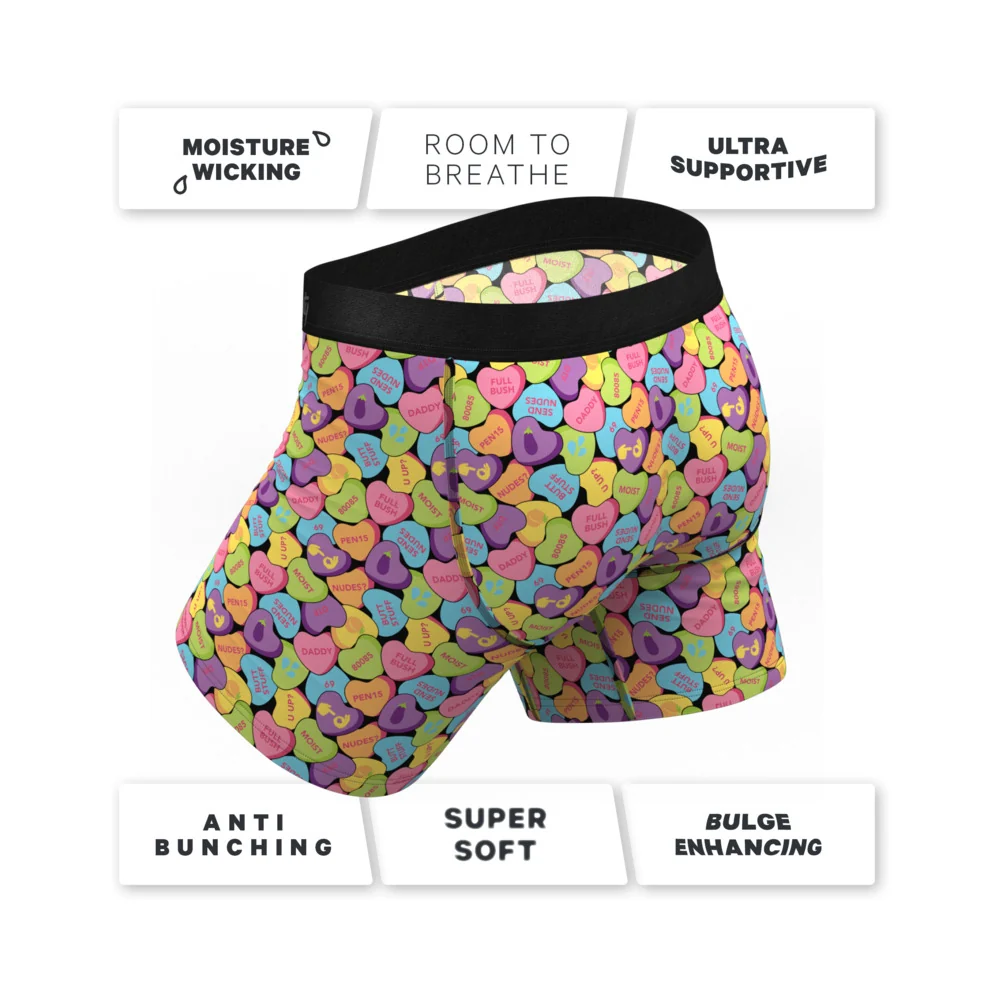 Shinesty The Candy Crush Candy Hearts Ball Hammock Pouch Underwear with Fly XL - Image 10
