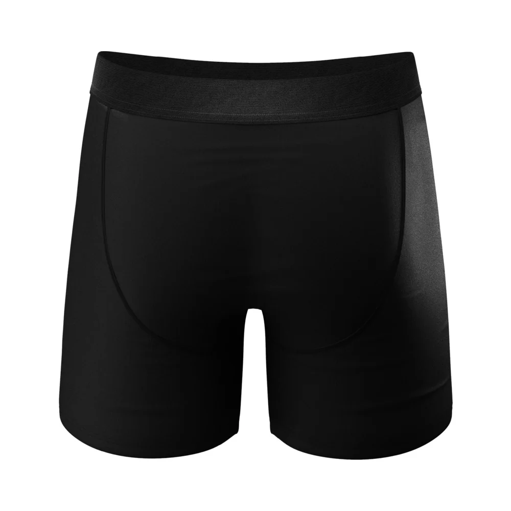 Shinesty The 009 Black Tuxedo Ball Hammock Pouch Underwear with Fly S - Image 8