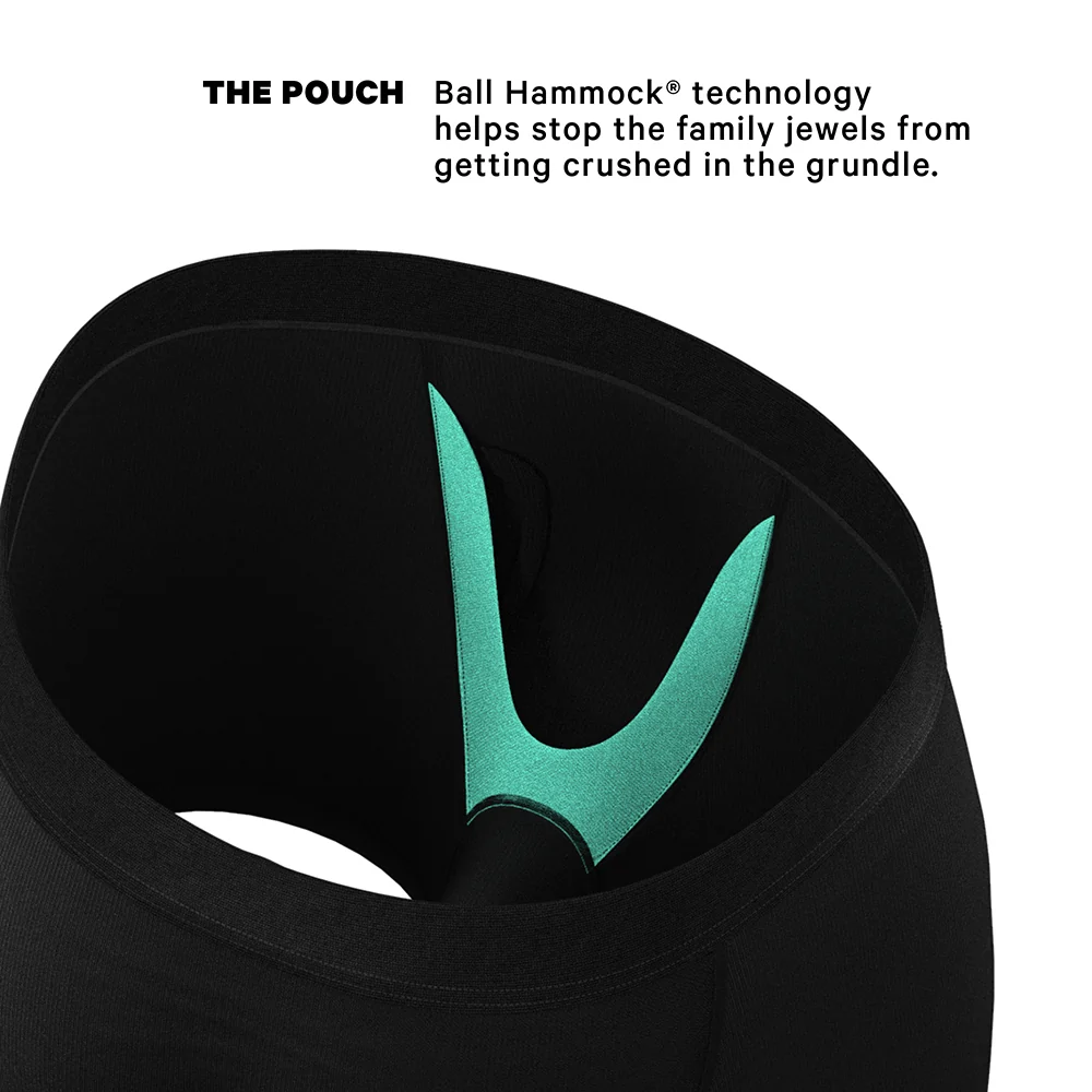 Shinesty The 009 Black Tuxedo Ball Hammock Pouch Underwear with Fly S - Image 9