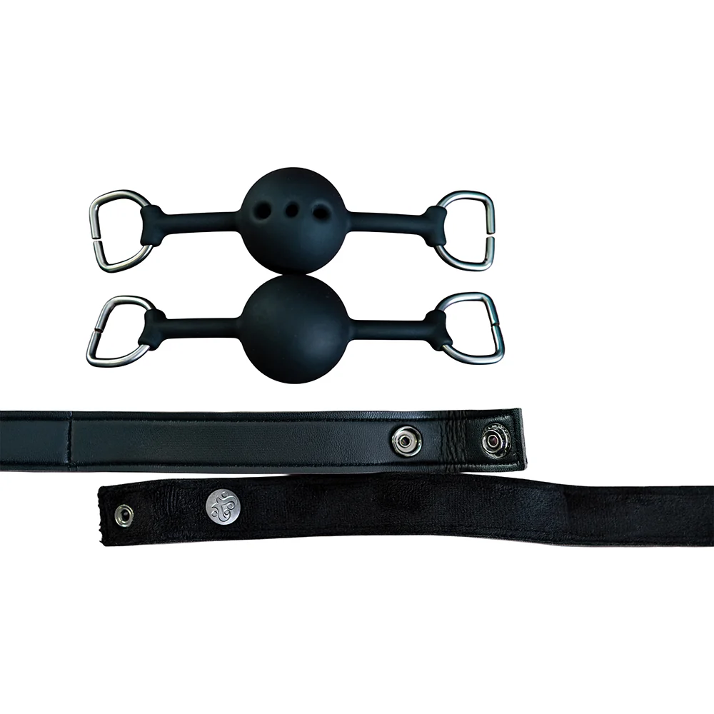 SEI MIO Silent Authority Progressive Interchangeable Ball Gag Set - Image 7