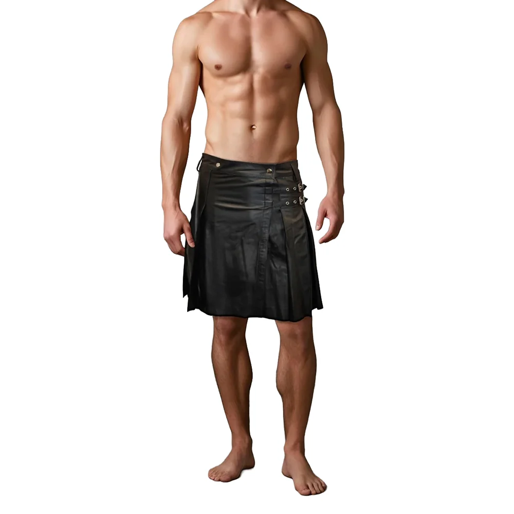 Prowler RED Leather Kilt Size 42-44 - Image 9