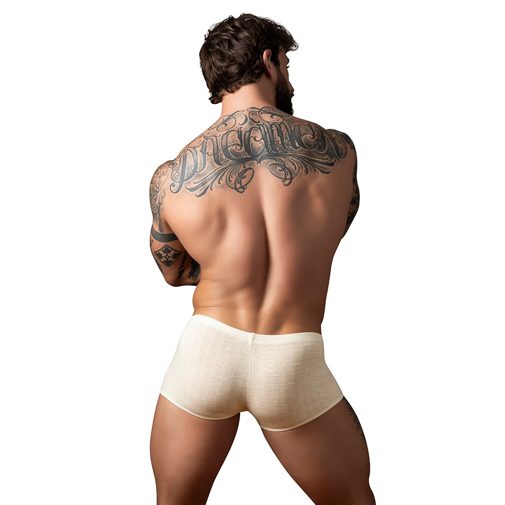 Male Power Mykonos Limited Edition Mini Short Ivory XL - Image 4