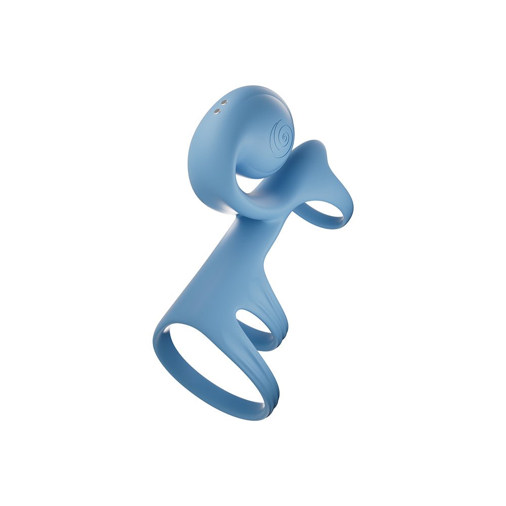 SVibe Snail JOVI Arc Couples Ring Blue Haze - Image 2