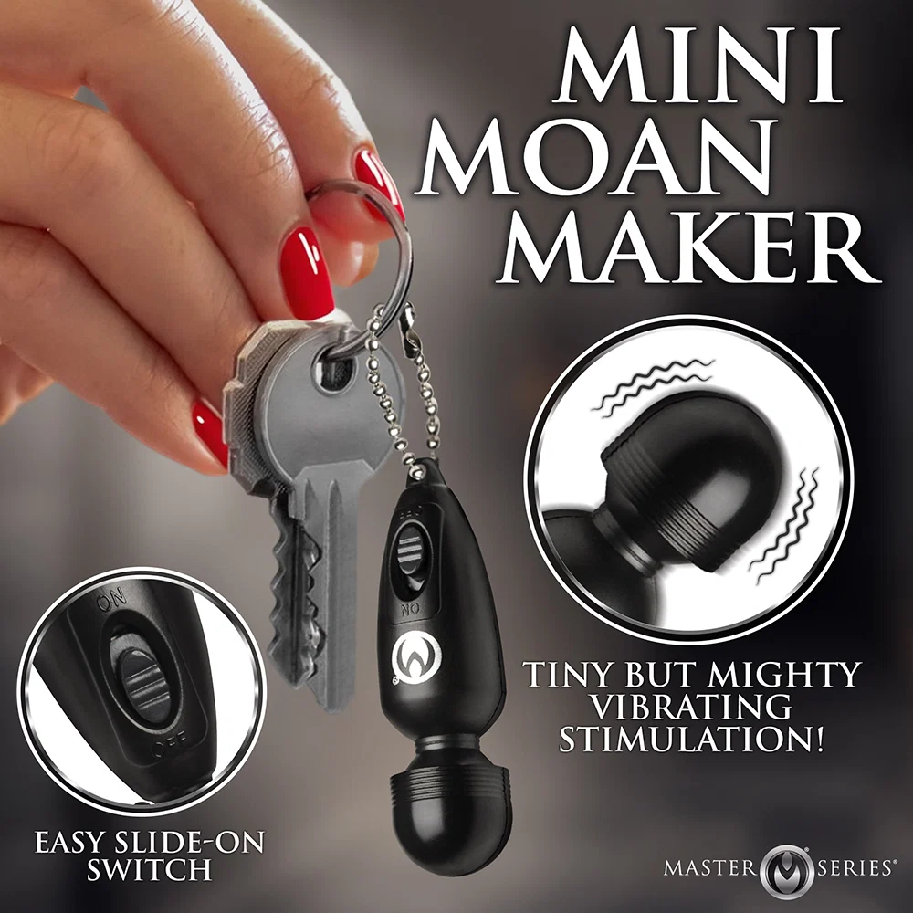 Master Series Thunderstick Mini Vibrating Wand Keychain - Image 9