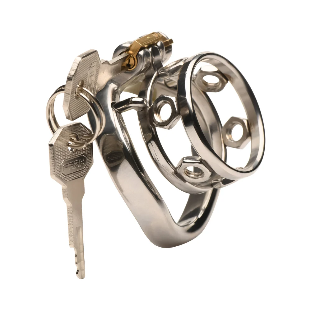 Master Series Pussy Boy Metal Chastity Cage - Image 13