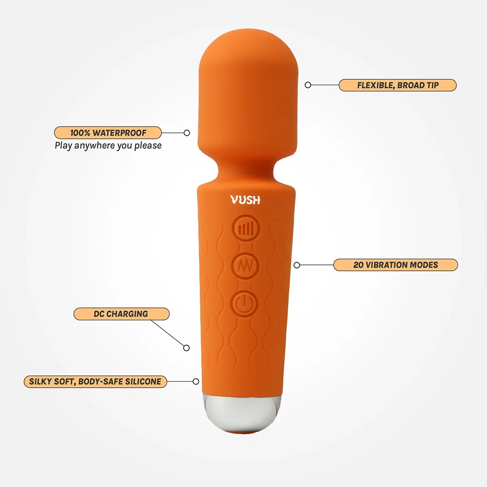 VUSH Essentials Mini Wand Vibrator - Image 7