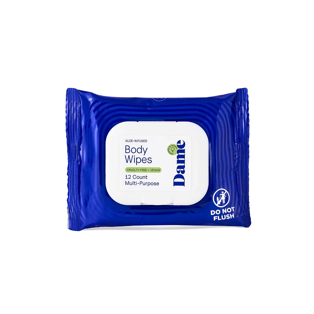 Dame Body Wipes 12ct Aloe & Cucumber - Image 7