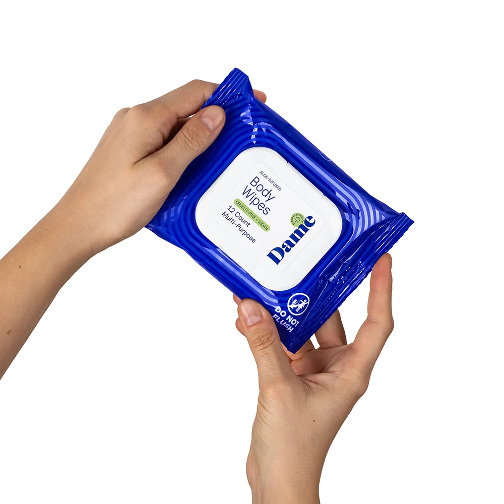 Dame Body Wipes 12ct Aloe & Cucumber - Image 10