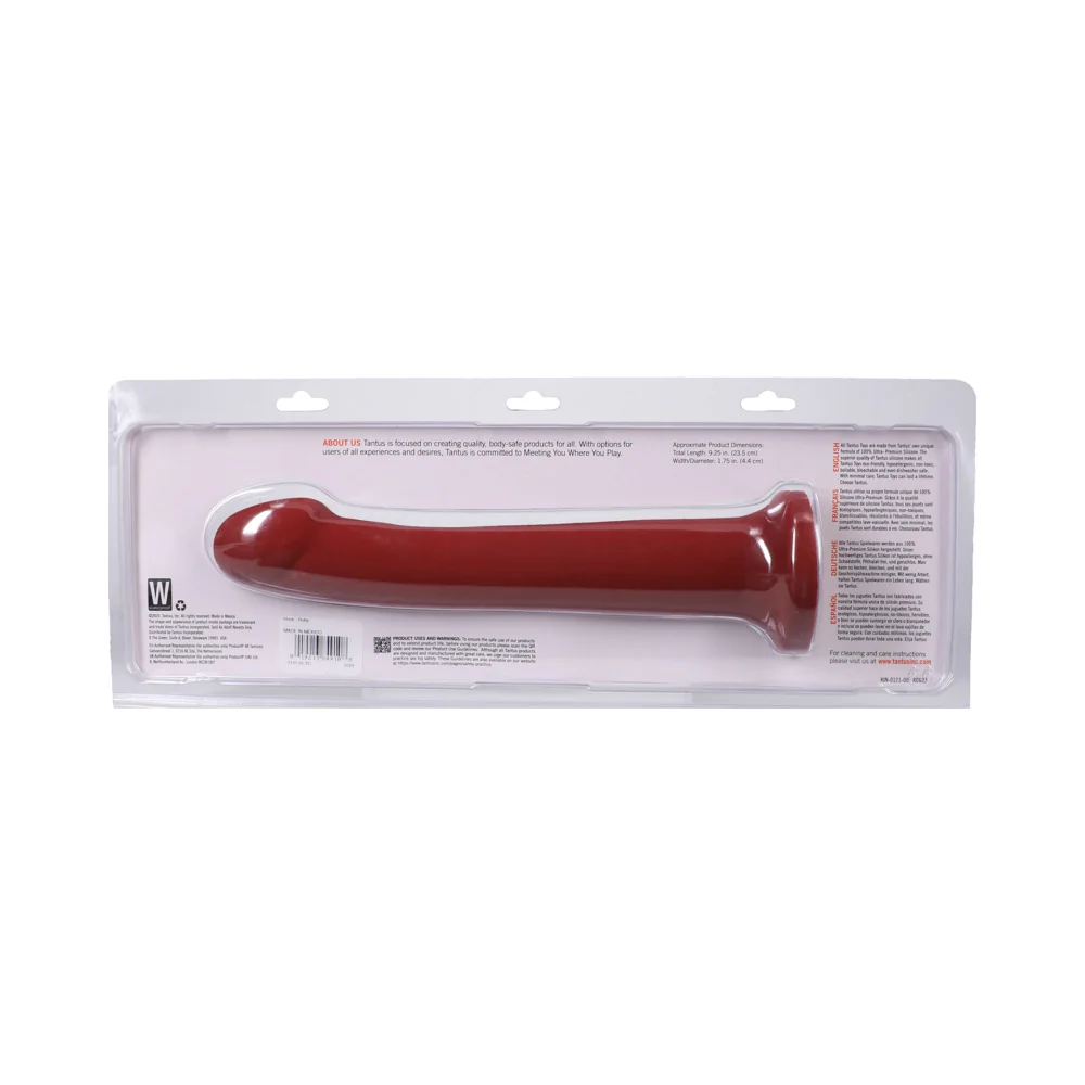 Tantus Hook 9.25 in. Dildo Ruby - Image 11