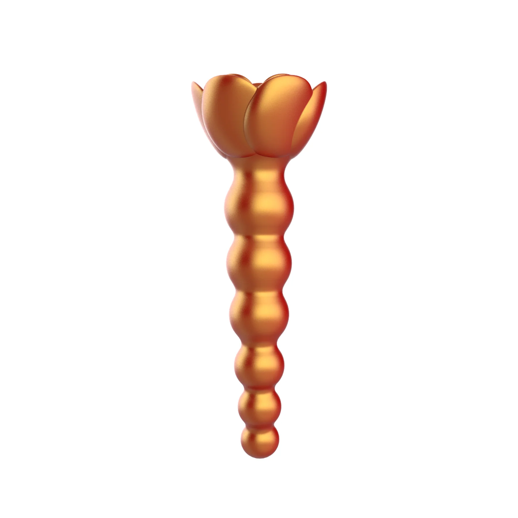 Adam & Eve Beaded Rose Blossom Silicone Anal Vibrator - Image 11