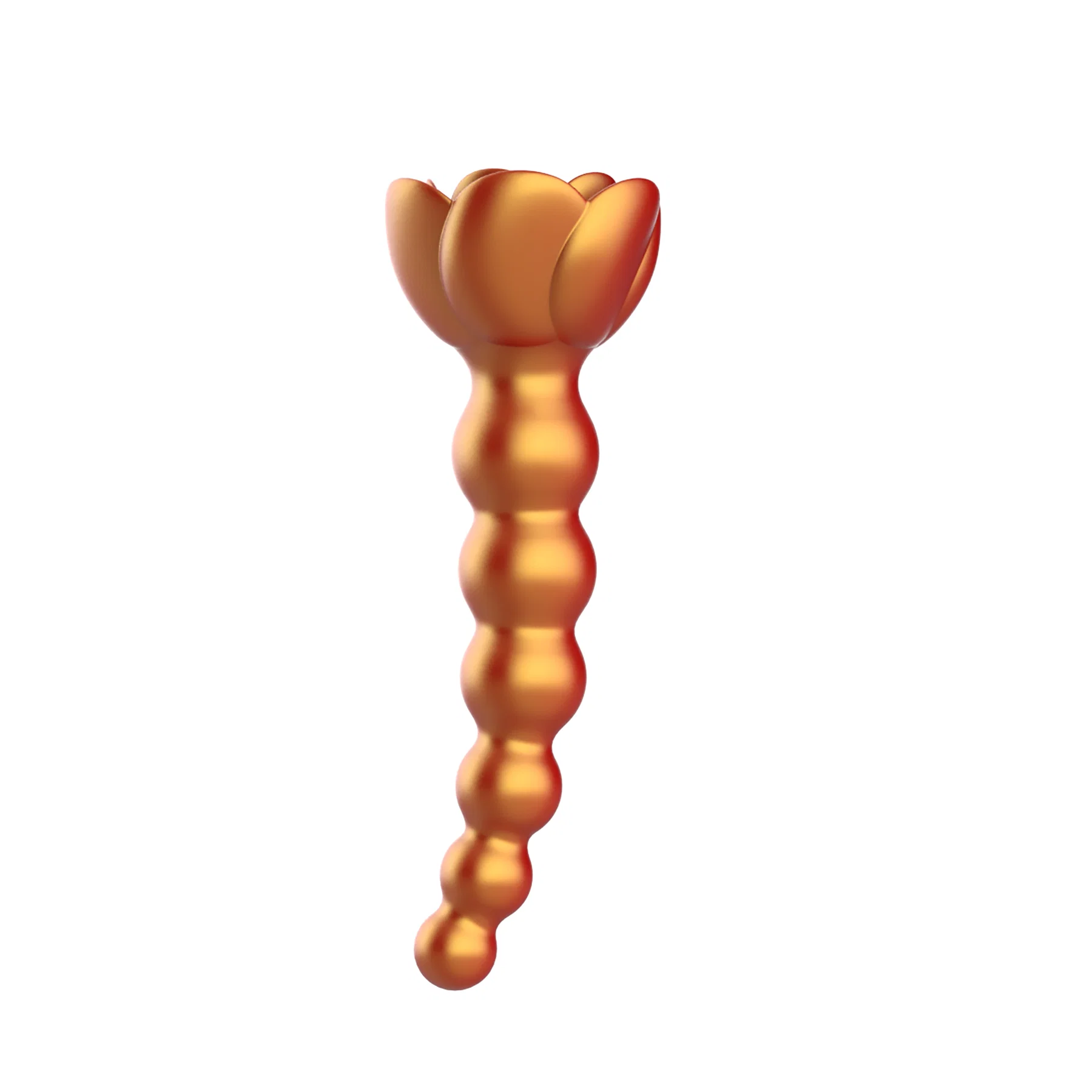 Adam & Eve Beaded Rose Blossom Silicone Anal Vibrator - Image 12