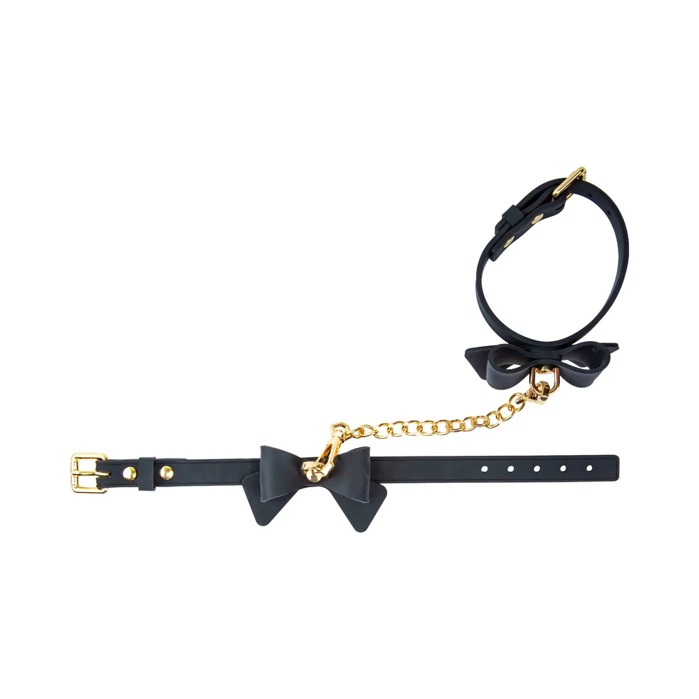 Temptasia Ardor Wrist & Ankle Restraints Black with Bow - Image 11