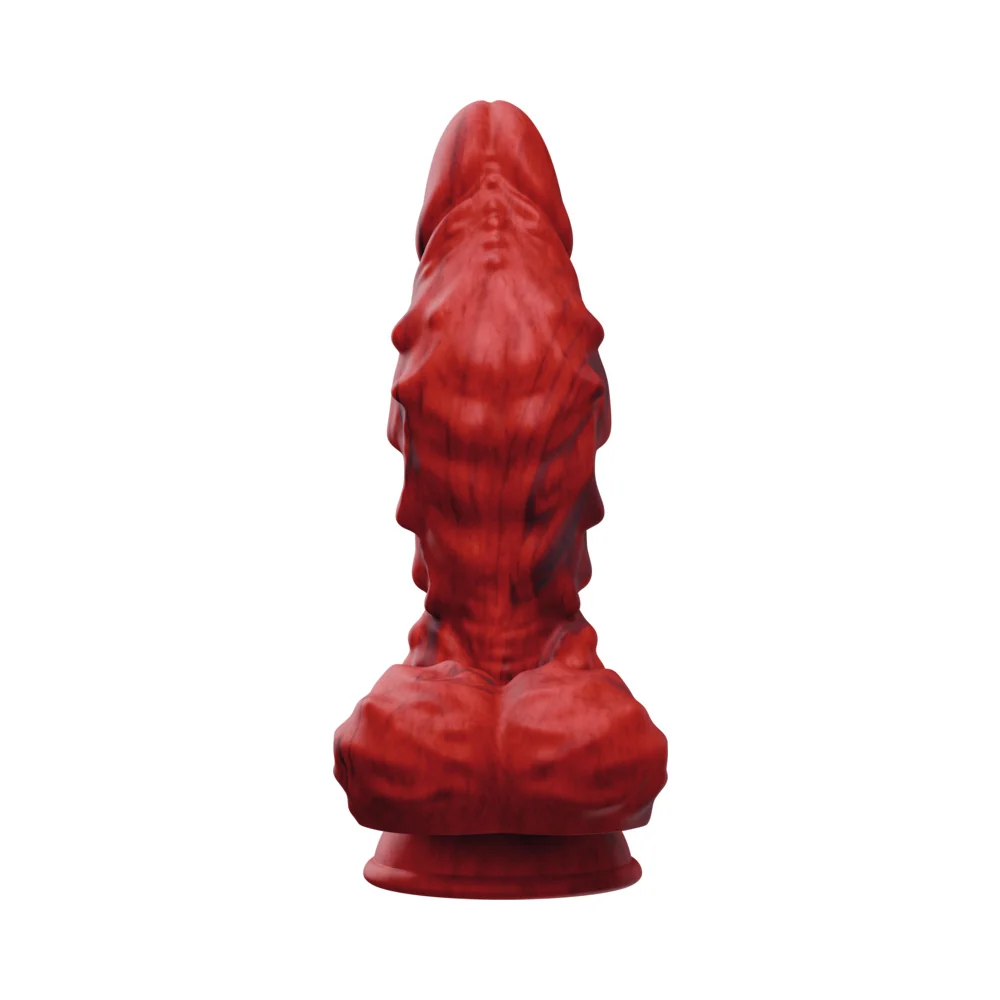Tentra Vulkris Volcanic Dragon Vibrating Dildo Red - Image 12
