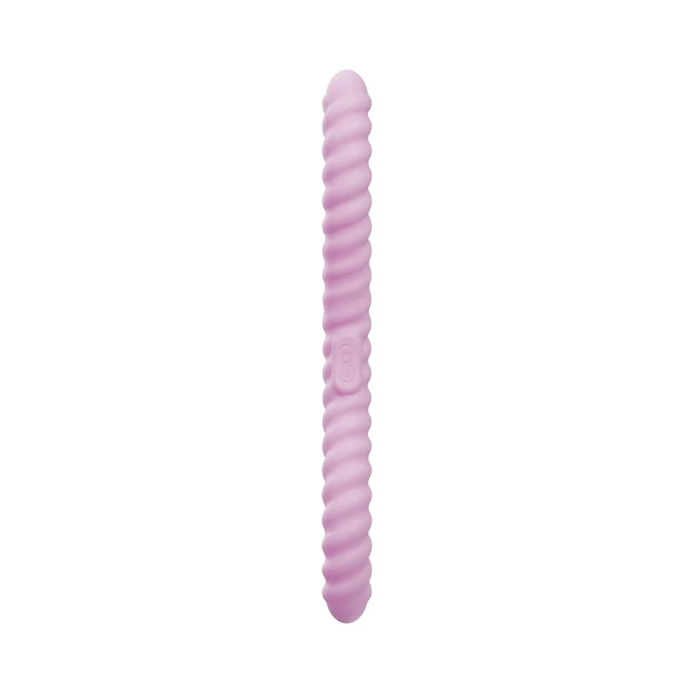 Tentra Cor Unicorn Horn Double-Ended Vibrating Dildo Pink - Image 11