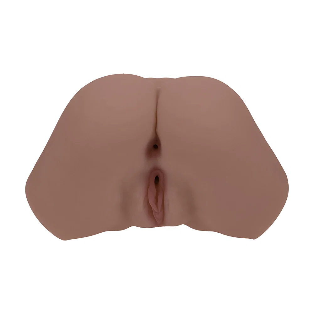 Xkin Bodyforms Layla Love Dual Entry Vibrating Masturbator Brown - Image 11