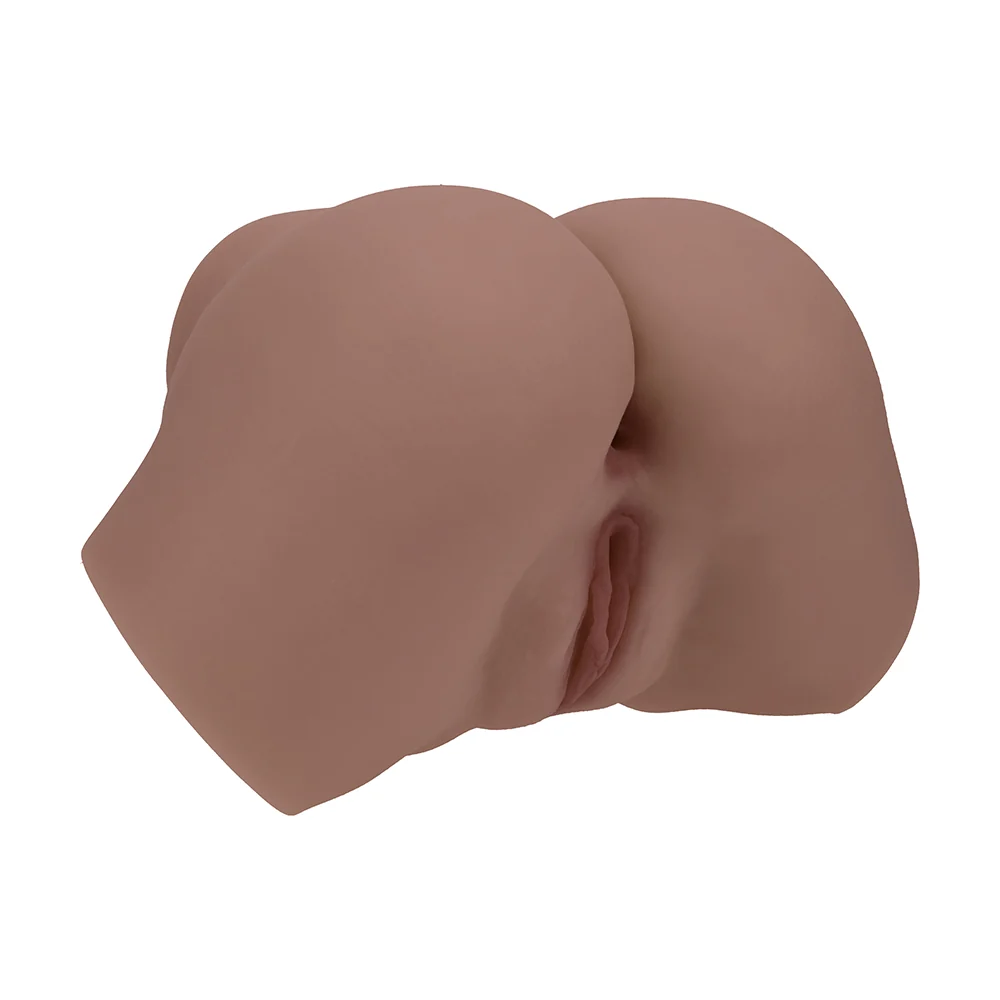Xkin Bodyforms Layla Love Dual Entry Vibrating Masturbator Brown - Image 12