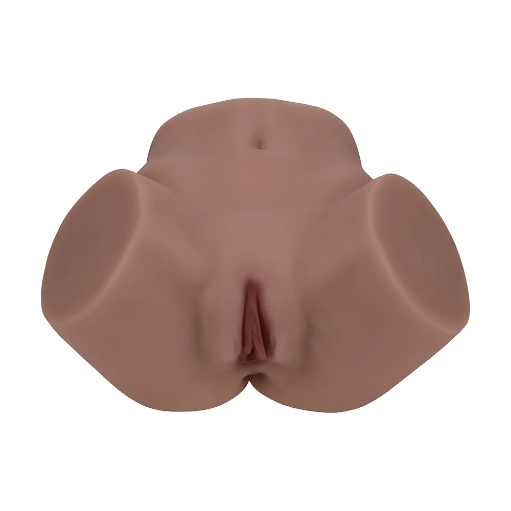 Xkin Bodyforms Layla Love Dual Entry Vibrating Masturbator Brown - Image 13