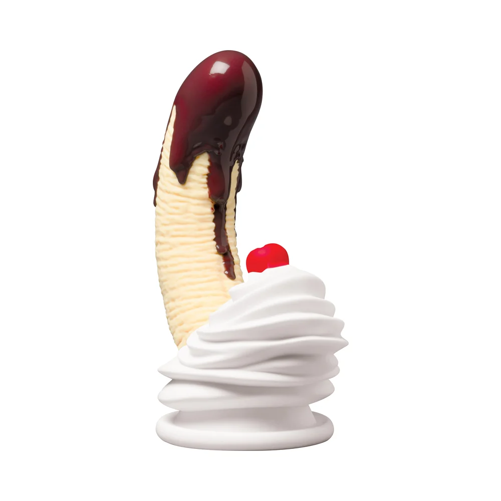 Simply Sweet Chocolate Dipped Banana Split Premium Silicone Dildo - Image 12