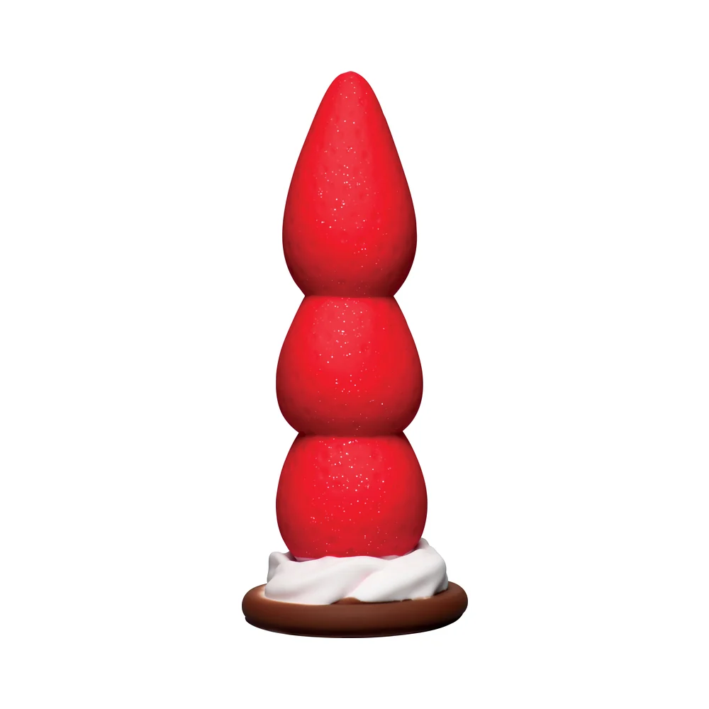 Simply Sweet Strawberry Sweet Cream Premium Silicone Dildo - Image 11