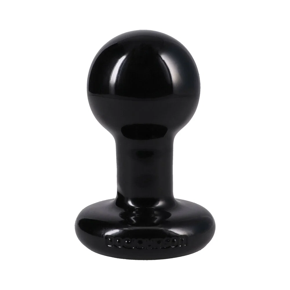 The Classic Round Butt Plug Black Small - Image 5