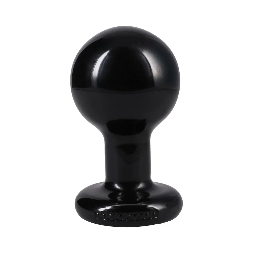The Classic Round Butt Plug Black Medium - Image 5