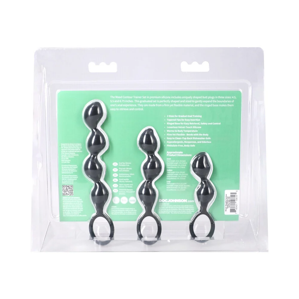Mood Naughty Contour Beads Trainer Set Black - Image 11