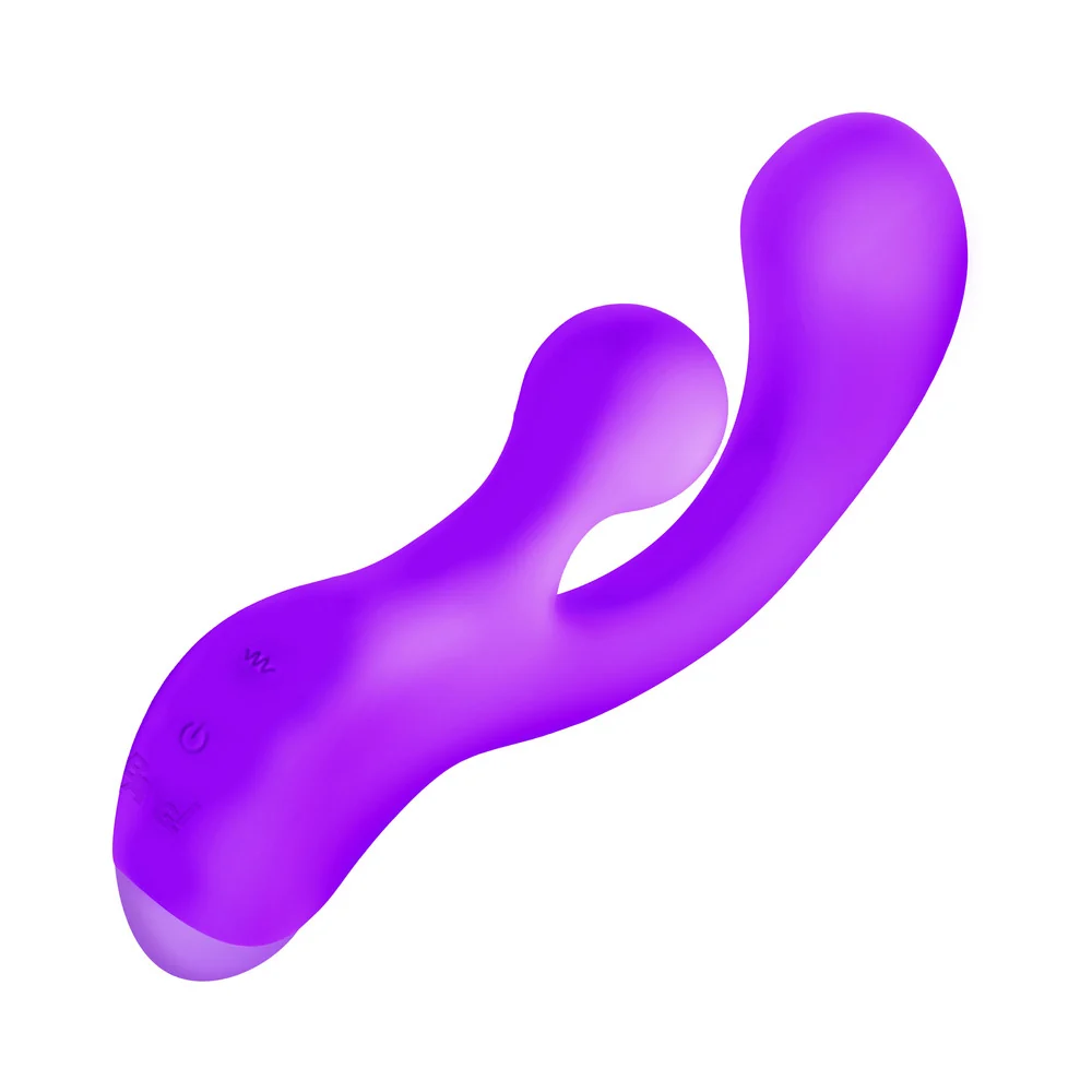 BANG! Gyro Rabbit Silicone Vibrator Purple - Image 11