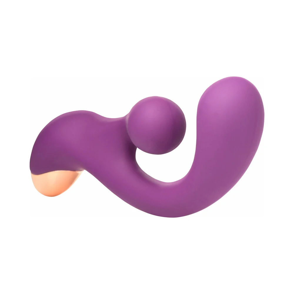 BANG! Gyro Rabbit Silicone Vibrator Purple - Image 13