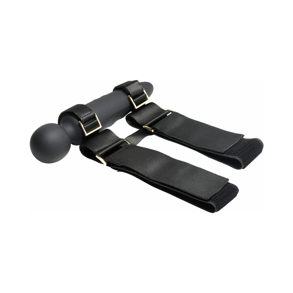 Master Series Thunderstick Thigh Strap Vibrating Wand with Harness - Image 12