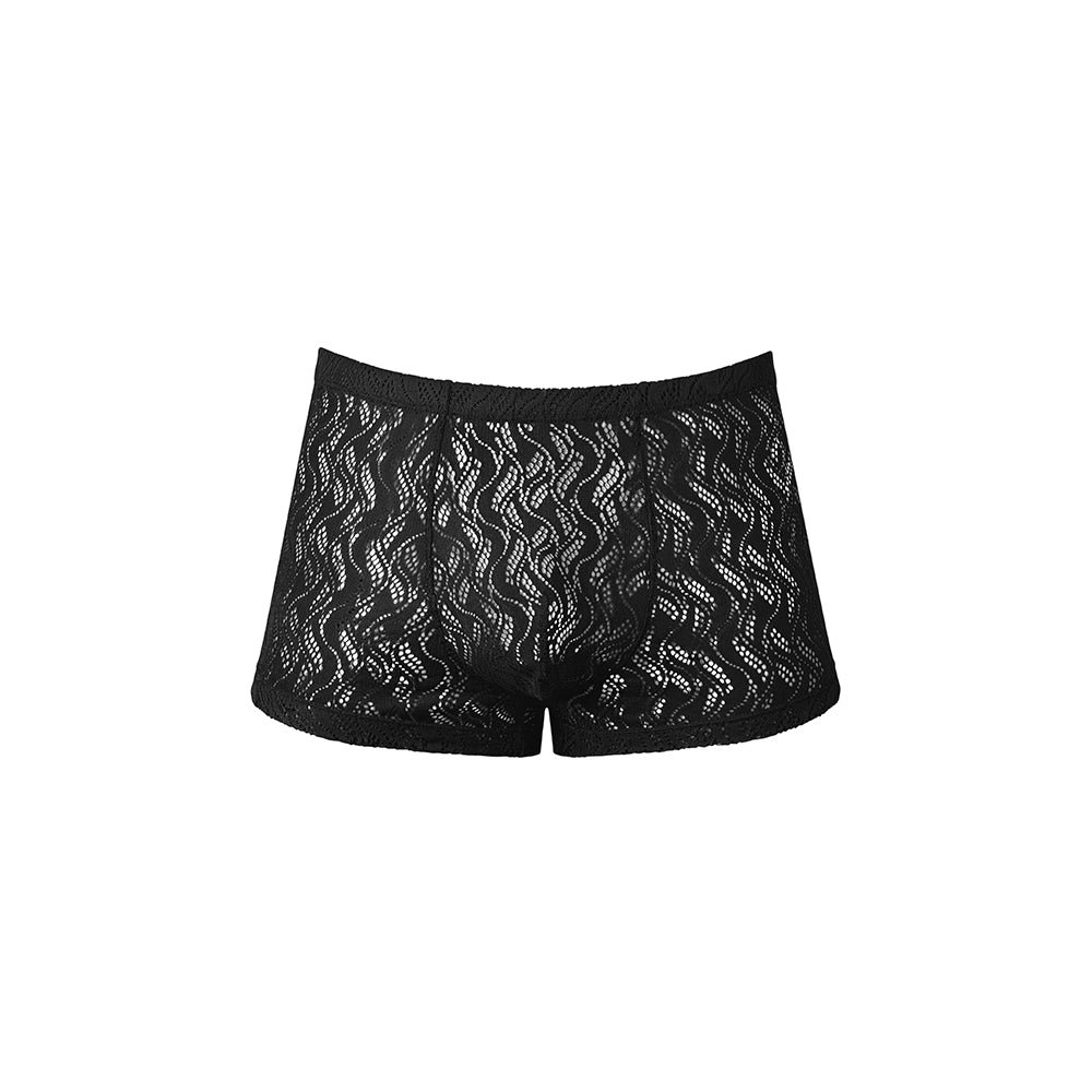 Male Power Ripple Pouch Short Black M - Image 5