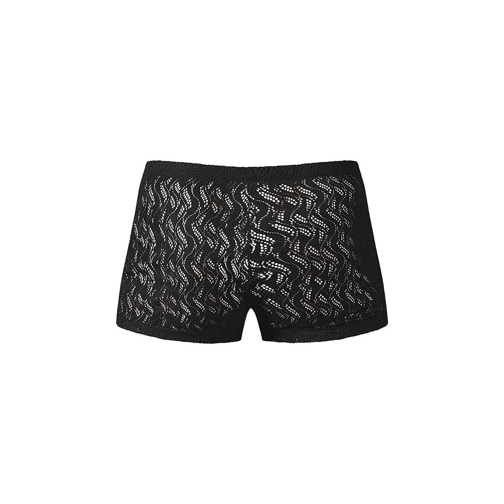 Male Power Ripple Pouch Short Black M - Image 6