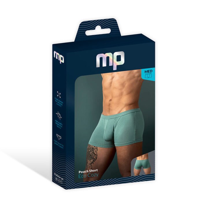 Male Power Eco Cozy Pouch Short Green M