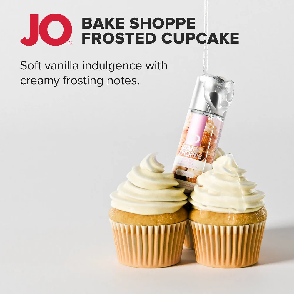 JO Bake Shoppe Frosted Cupcake Flavored Water-Based Lubricant 2 oz. - Image 12