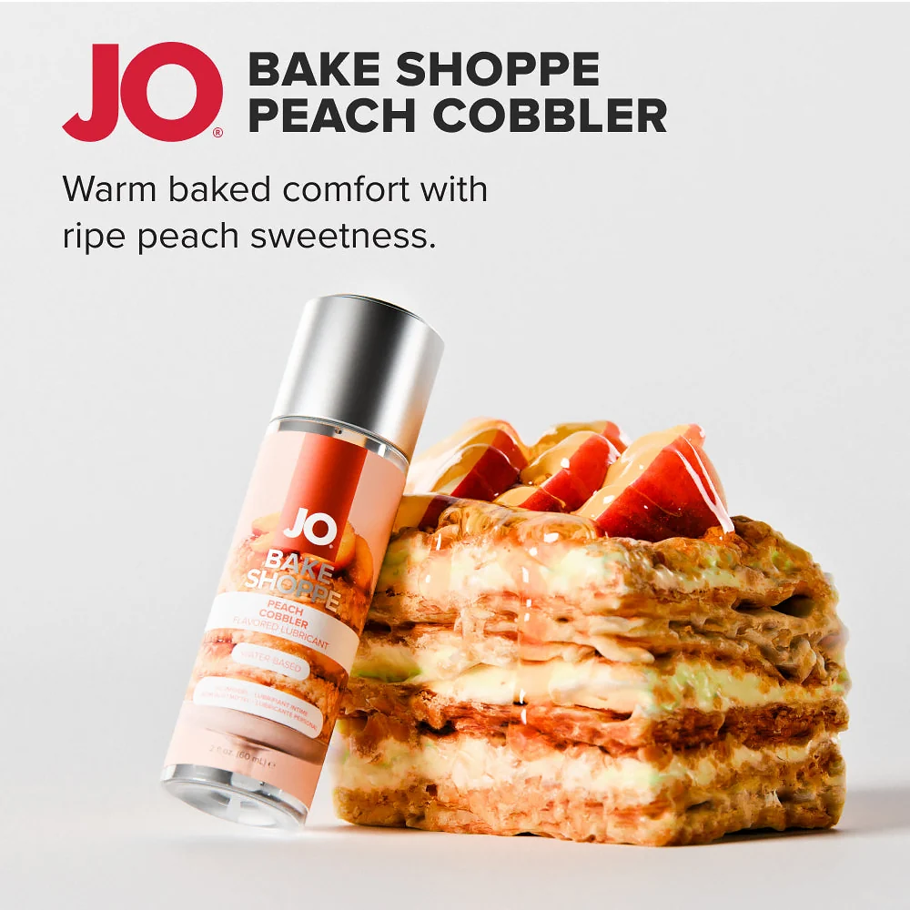 JO Bake Shoppe Peach Cobbler Flavored Water-Based Lubricant 2 oz. - Image 12