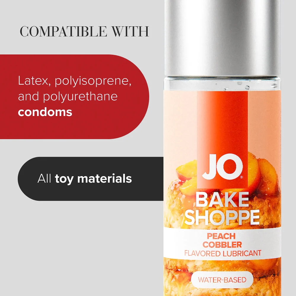 JO Bake Shoppe Peach Cobbler Flavored Water-Based Lubricant 2 oz. - Image 13