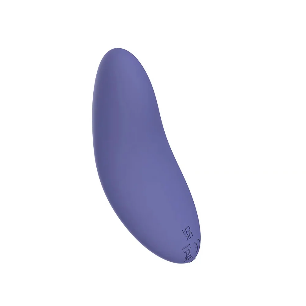 Spectrum Essentials Rechargeable Silicone Compact External Vibrator Purple - Image 11
