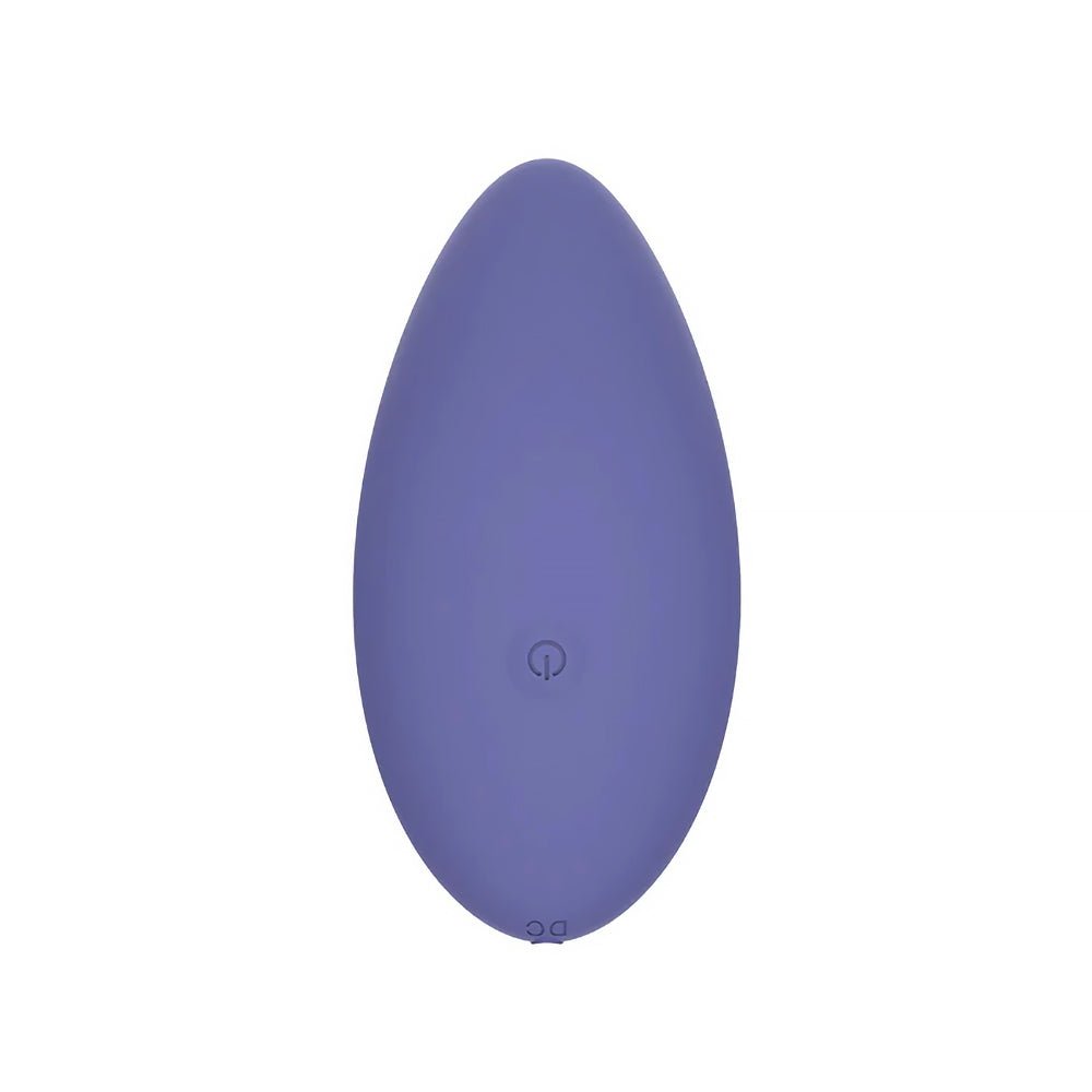 Spectrum Essentials Rechargeable Silicone Compact External Vibrator Purple - Image 4