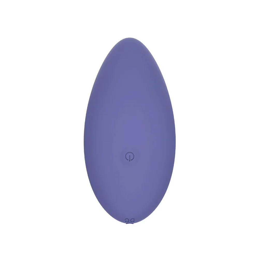 Spectrum Essentials Rechargeable Silicone Compact External Vibrator Purple - Image 12