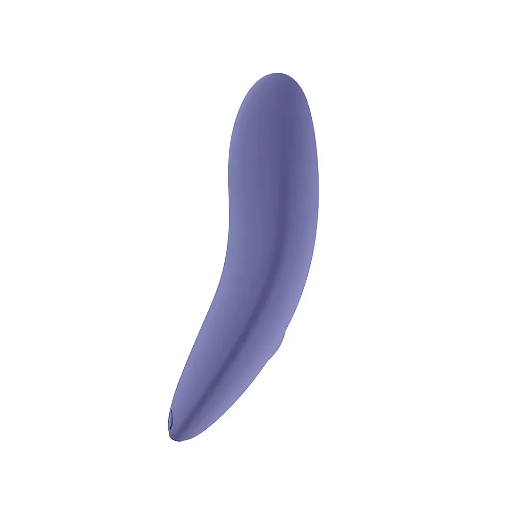 Spectrum Essentials Rechargeable Silicone Compact External Vibrator Purple - Image 13