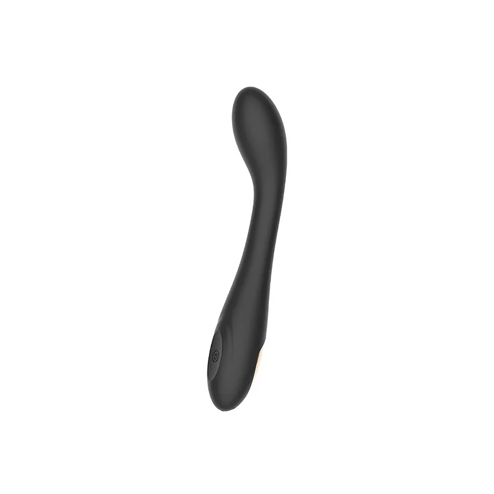 Spectrum Essentials Rechargeable Silicone G-Spot Vibrator Black - Image 12