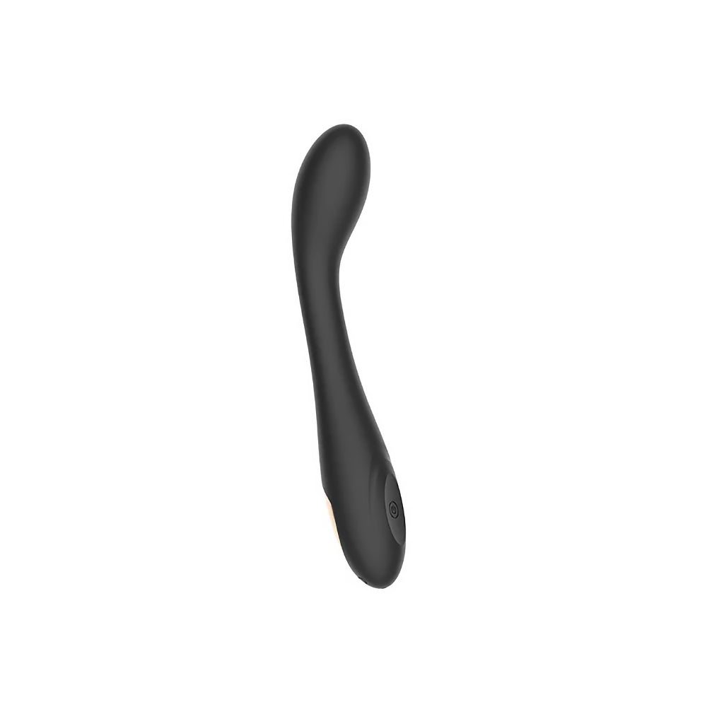 Spectrum Essentials Rechargeable Silicone G-Spot Vibrator Black - Image 5