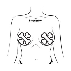 Alternative view of Pastease White Crossbone Breast Pasties