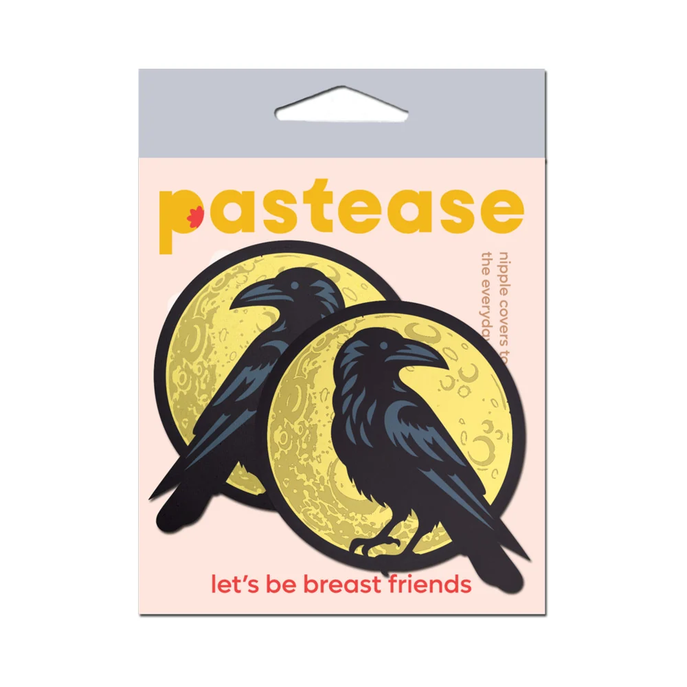 Pastease Black Raven & Full Moon Breast Pasties - Image 7