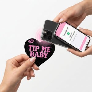 Neva Nude Tap Me Pink Heart Smart NFC Pasties - Image 5