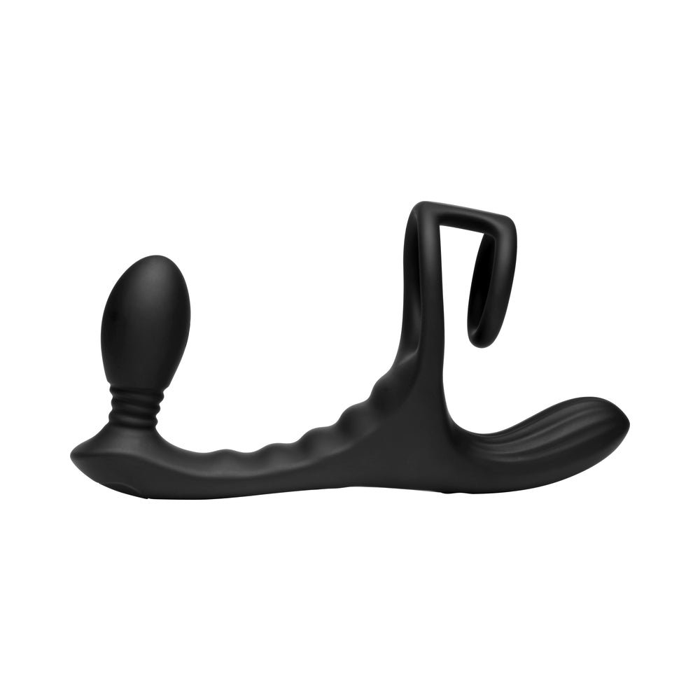 JOCK Enhancers Triple Rush Vibrating C-Ring&Anal Plug w/ Remote - Image 3