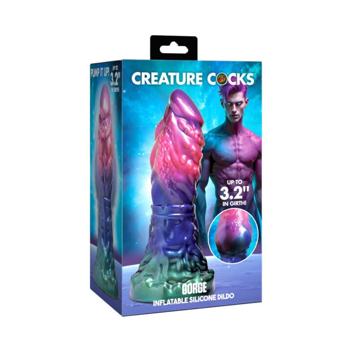 Creature Cocks Gorge Inflatable Silicone Dildo